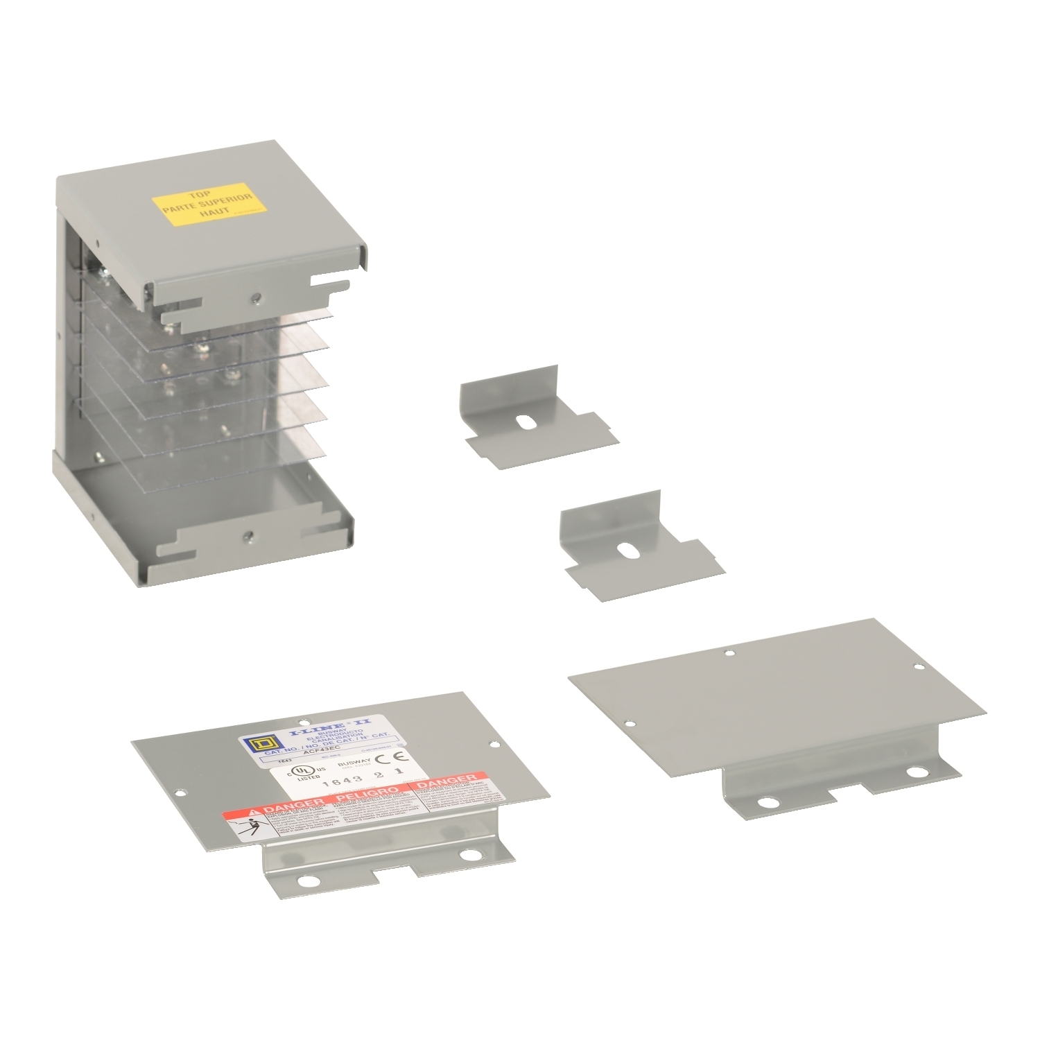 ACF78EC Busway End Closure, 2000 A, For Use With I-Line 600 V AC/DC Busway