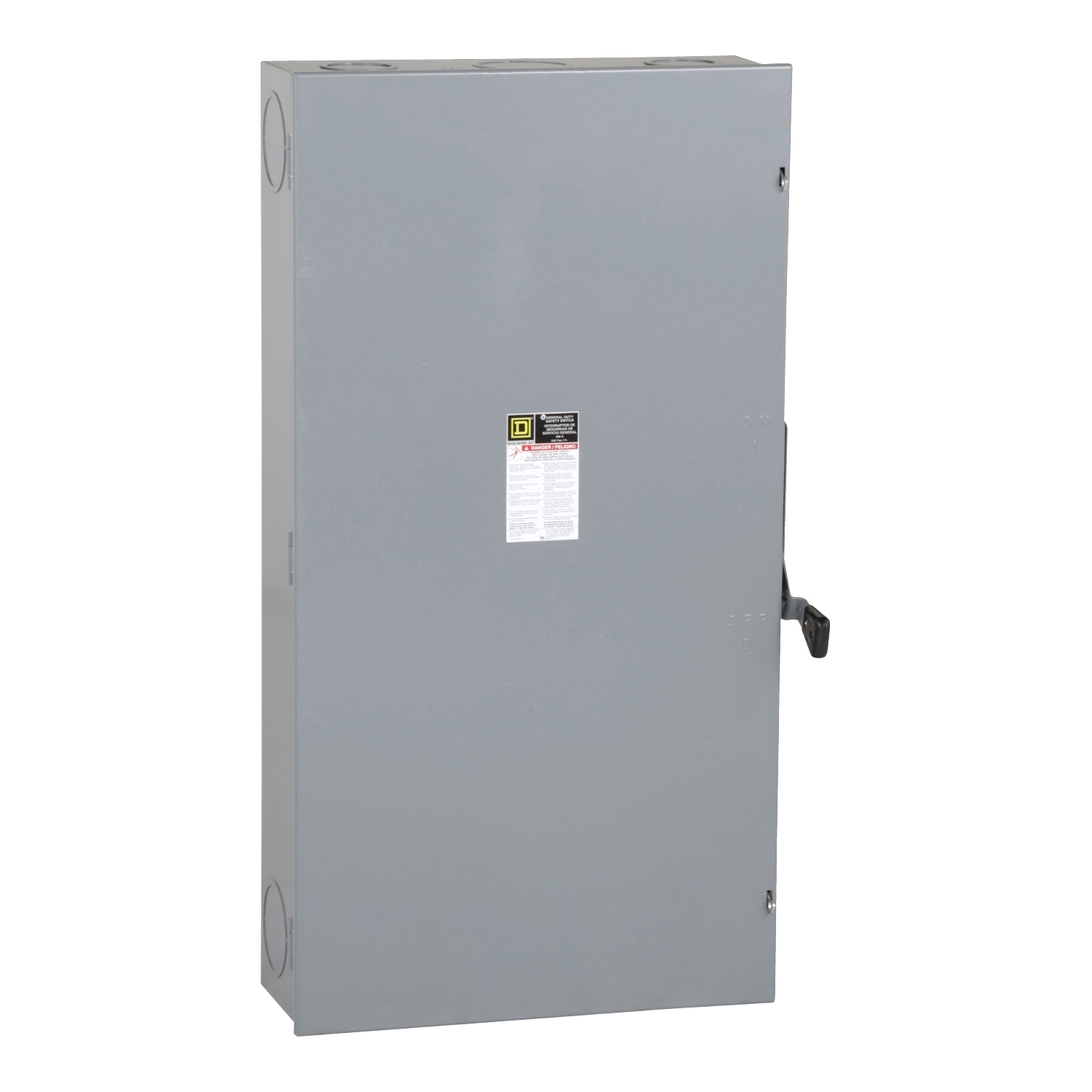 DU325 E3 Series General Duty Non-Fusible Safety Switch, 240 V AC, 400 A, 125 hp, 3PST Contact, 3 Poles