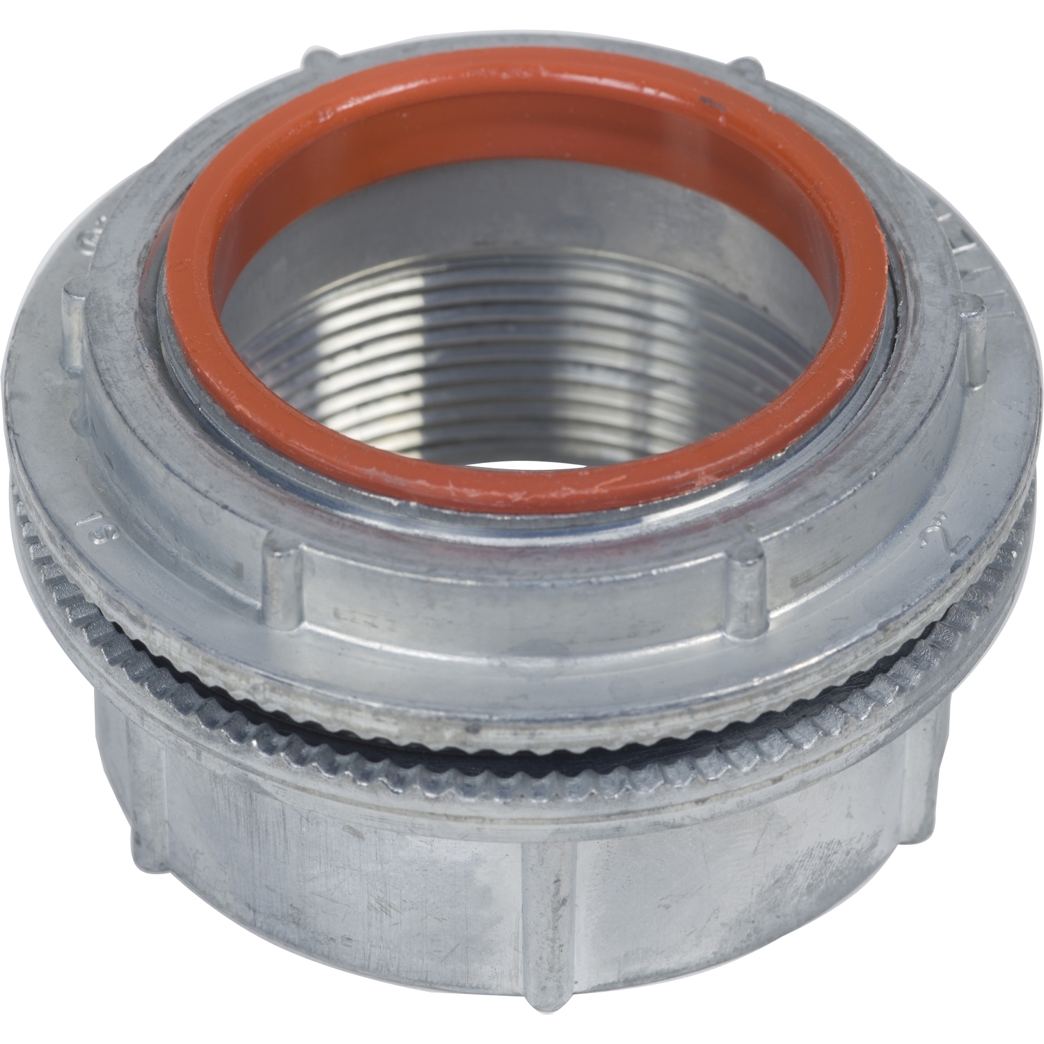 H200 Watertight Safety Switch Hub With Gasket, Insulated Throat, 2 in, For Use With NEMA 4/4X/5/12 Switch, Circuit Breaker Enclosure, Heavy Duty Safety Switch, Stainless Steel, Zinc Plated