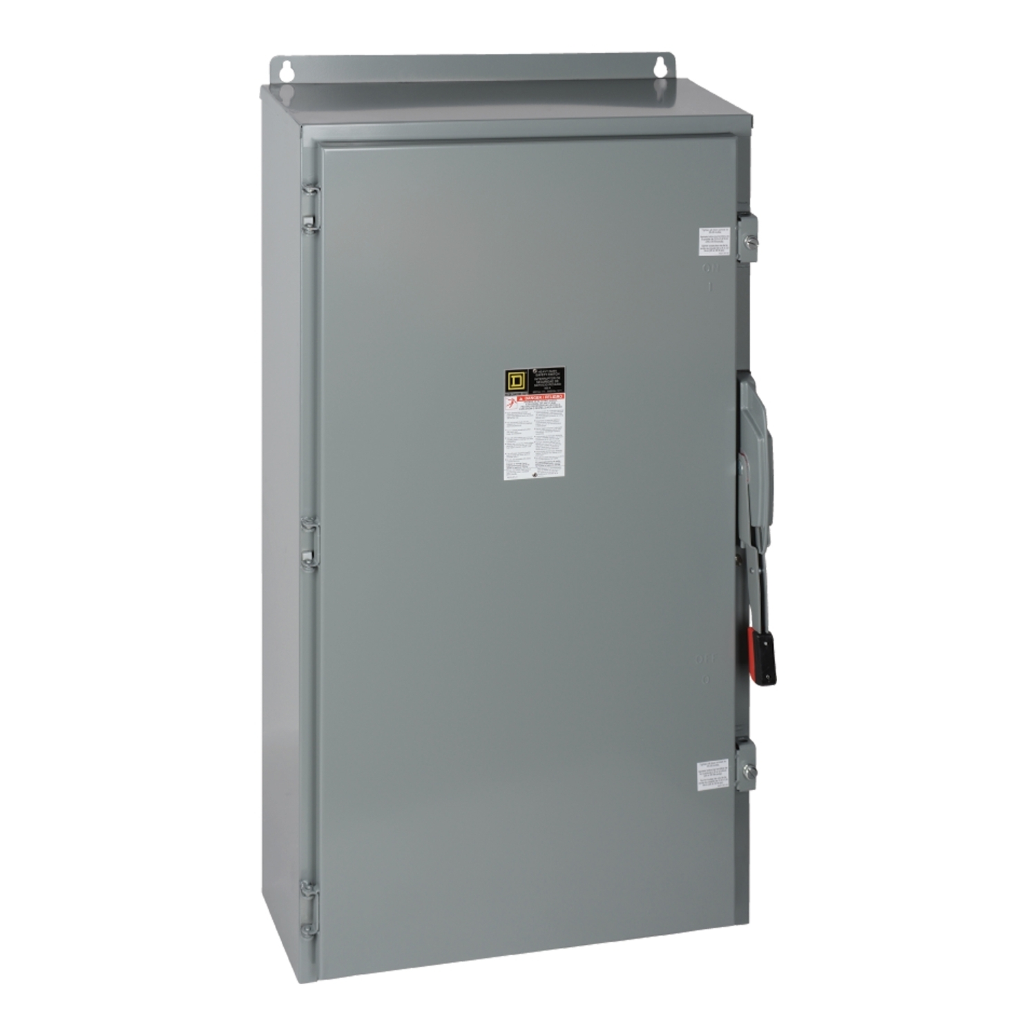 H225AWK E5 Dusttight Driptight Fusible Rainproof Heavy Duty Safety Switch, 240/250 VAC/VDC, 400 A, 125 hp at 240 VAC, 50 hp at 250 VDC, 2 Poles