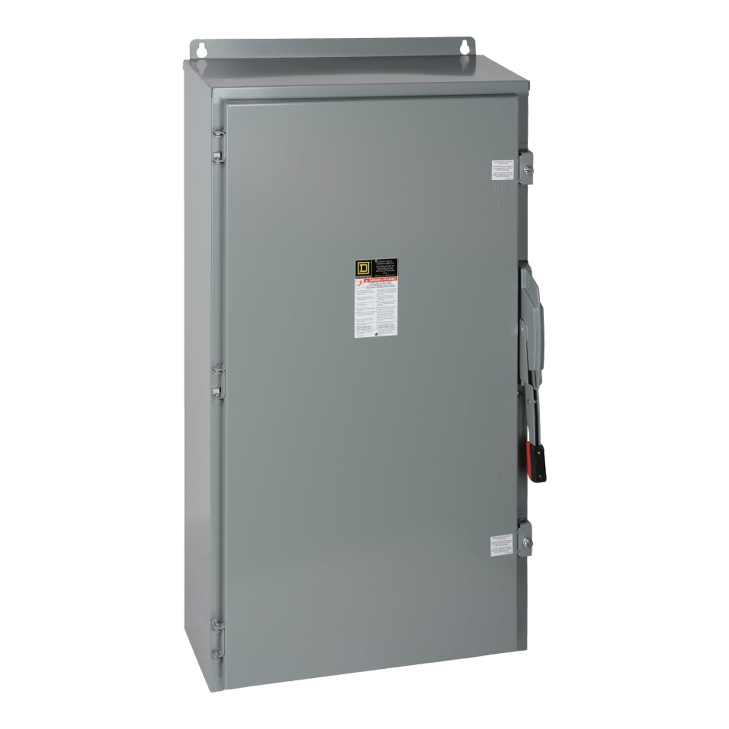 H325NAWK E5 Dusttight Driptight Fusible Heavy Duty Safety Switch With Factory Installed Neutral, 240 V AC/250 V DC, 400 A, 125 hp at 240 VAC, 50 hp at 250 VDC, 3 Poles
