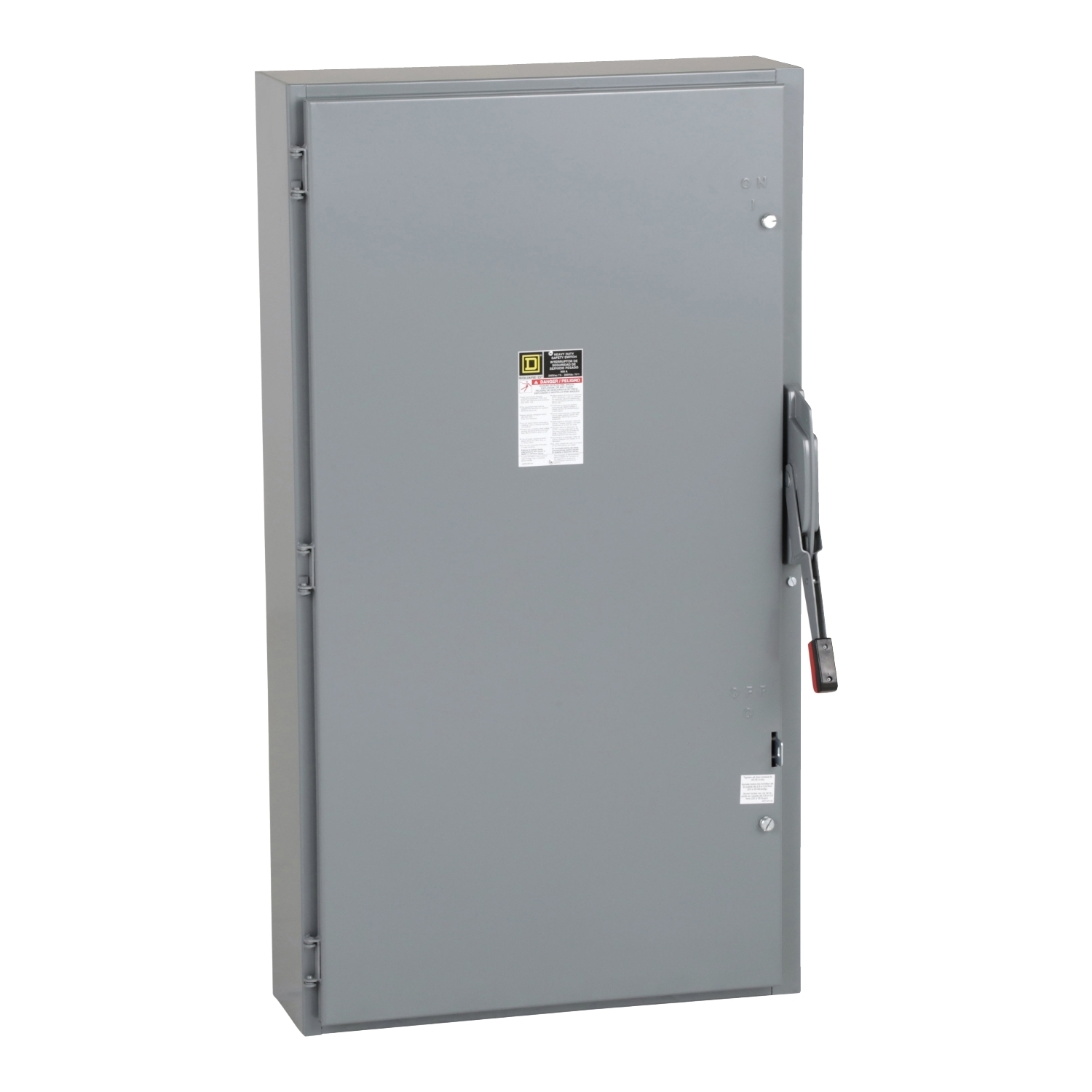 H326N E4 Fusible Disconnect Heavy Duty Safety Switch With Factory Installed Neutral, 240 V AC/250 V DC, 600 A, 50 hp, 75 hp, 200 hp, 3PST Contact, 3 Poles