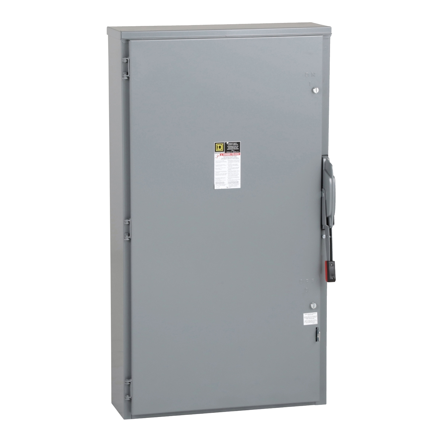 H326NR E5 Fusible Iceproof Rainproof Single Throw Sleetproof Heavy Duty Safety Switch With Factory Installed Neutral, 240 V AC/250 V DC, 600 A, 50 hp, 75 hp, 200 hp, 3PST Contact, 3 Poles