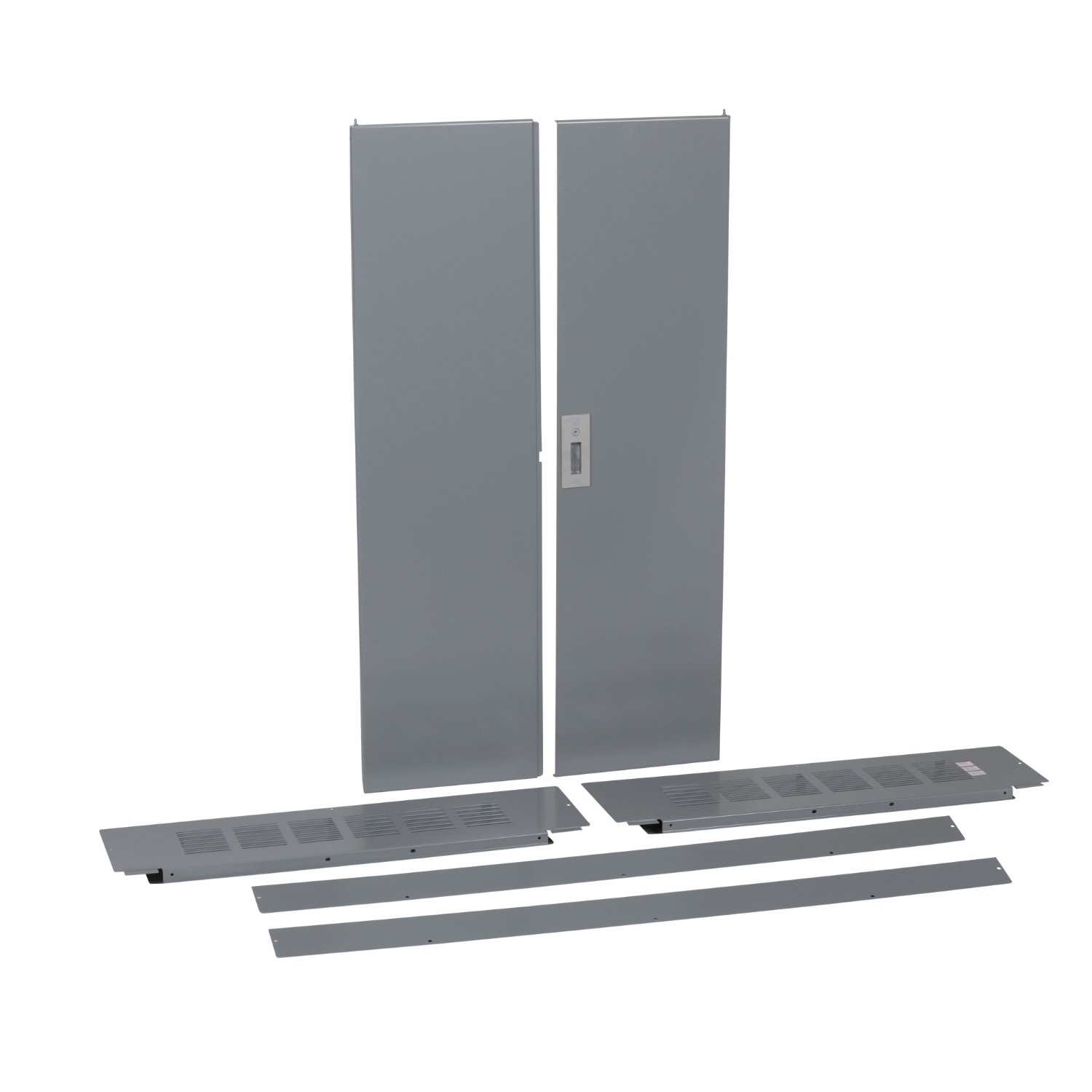 HCR86TSD 4-Piece Trim Front With Door, 86 in L x 44 in W, For Use With I-Line Circuit Breaker Combination Panelboard, Surface Mount