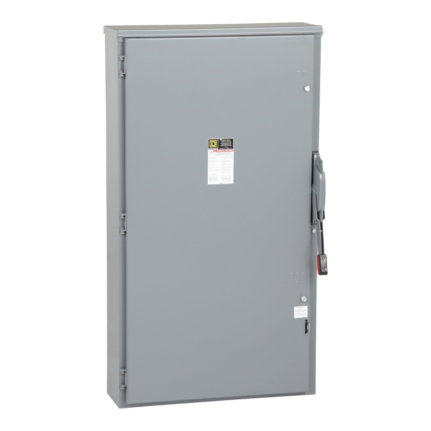 HU265R E5 Iceproof Non-Fusible Rainproof Sleetproof Heavy Duty Safety Switch, 600 V AC/DC, 400 A, 50 hp at 600 VDC, 2 Poles