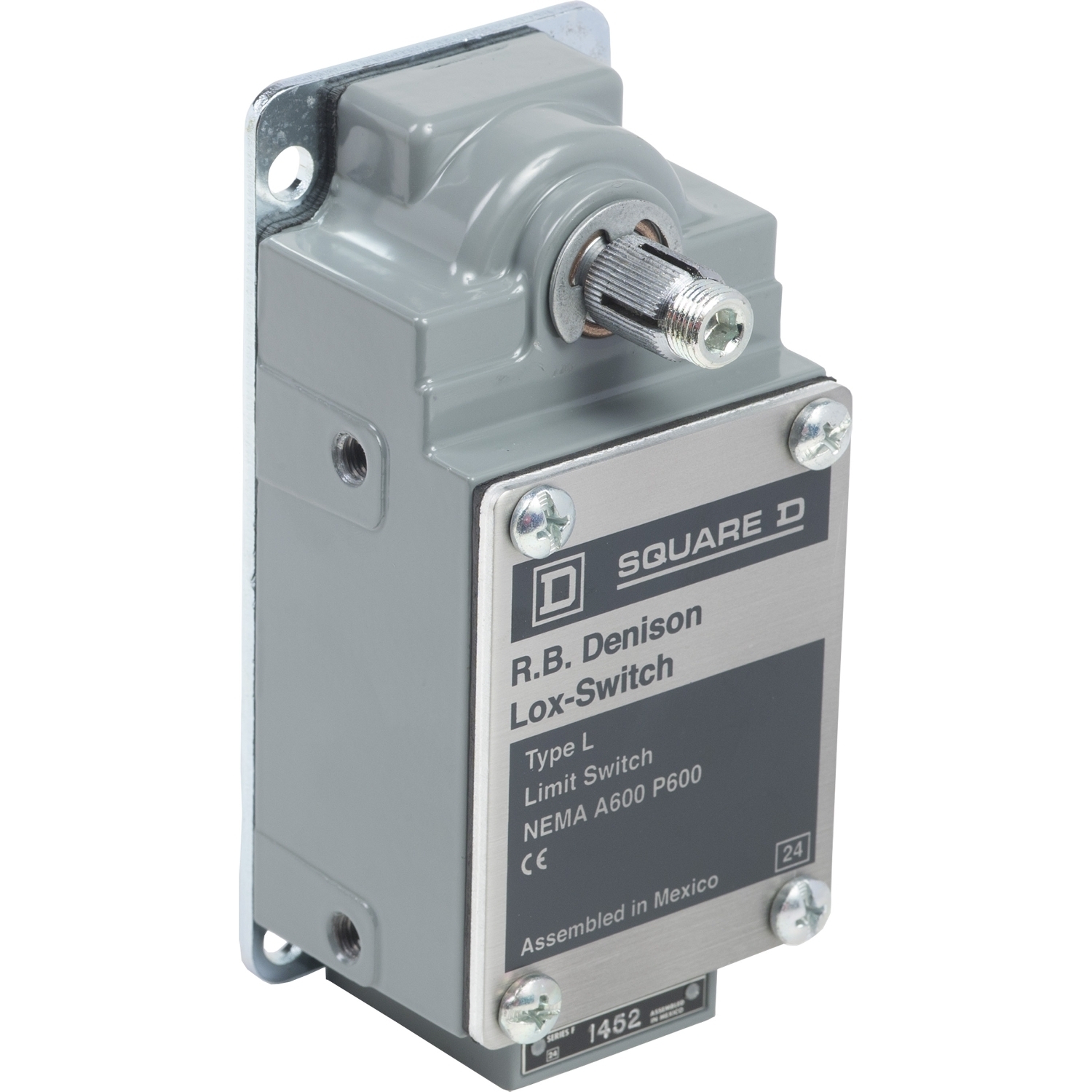 L100WNS2M26 Severe Duty Mill Limit Switch, 600 V, 10 A, 1NC+1NO, 2NO, Form XX DPST-NO-DB Contact, 2 Poles