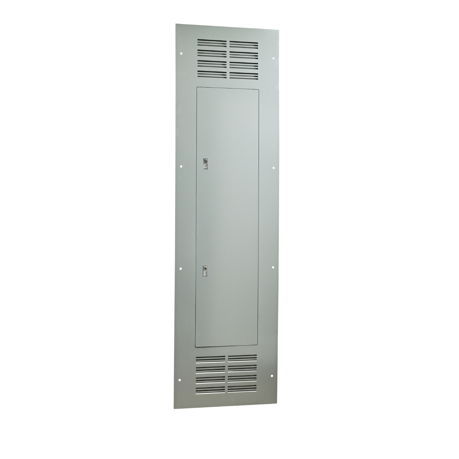 NC74VF Ventilated Trim Front, 74 in L x 20 in W, For Use With Mono Flat NQ/NF Circuit Breaker Panelboard, Steel, Flush Mount