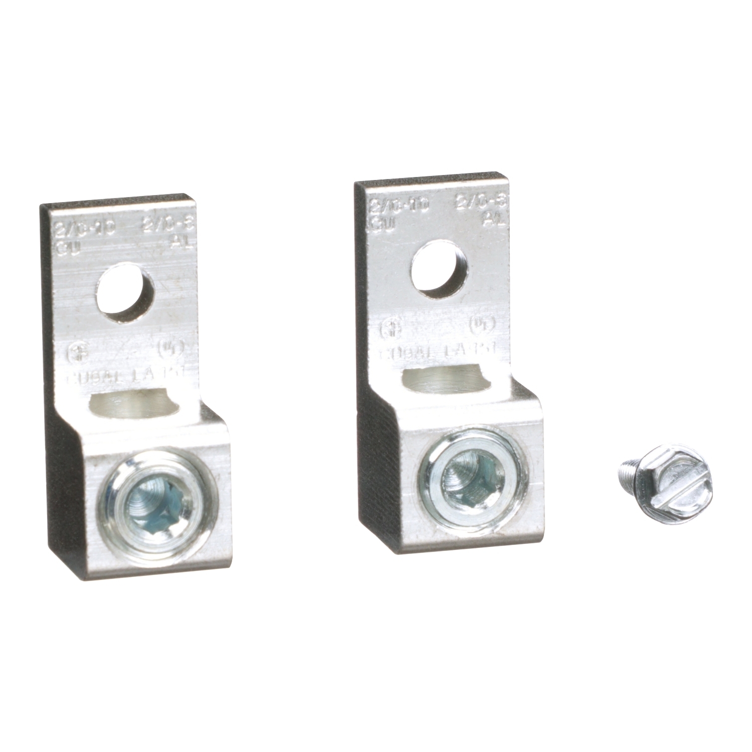 PKOGTA2 Heavy Duty Ground Lug Kit, For Use With General Duty Safety Switch and Safety Switch Grounding Bar, 240/600 V AC, 400/600 A, (2) 2/0 AWG Aluminum/Copper