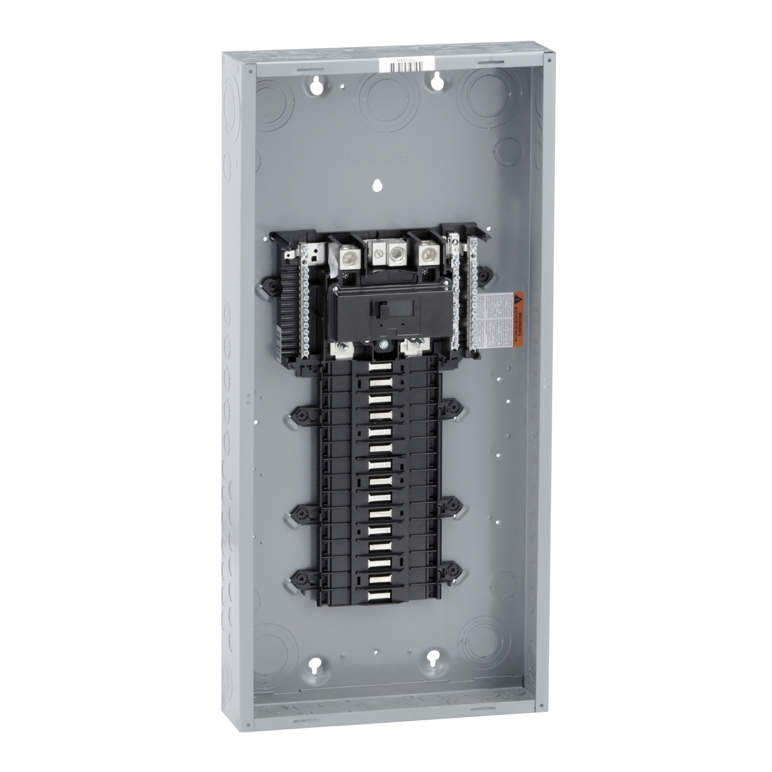 QO130M200P 1-Phase Convertible Neutral Main Breaker Load Center, 120/240 V AC, 200 A, 1 Poles, 22 kA Interrupt