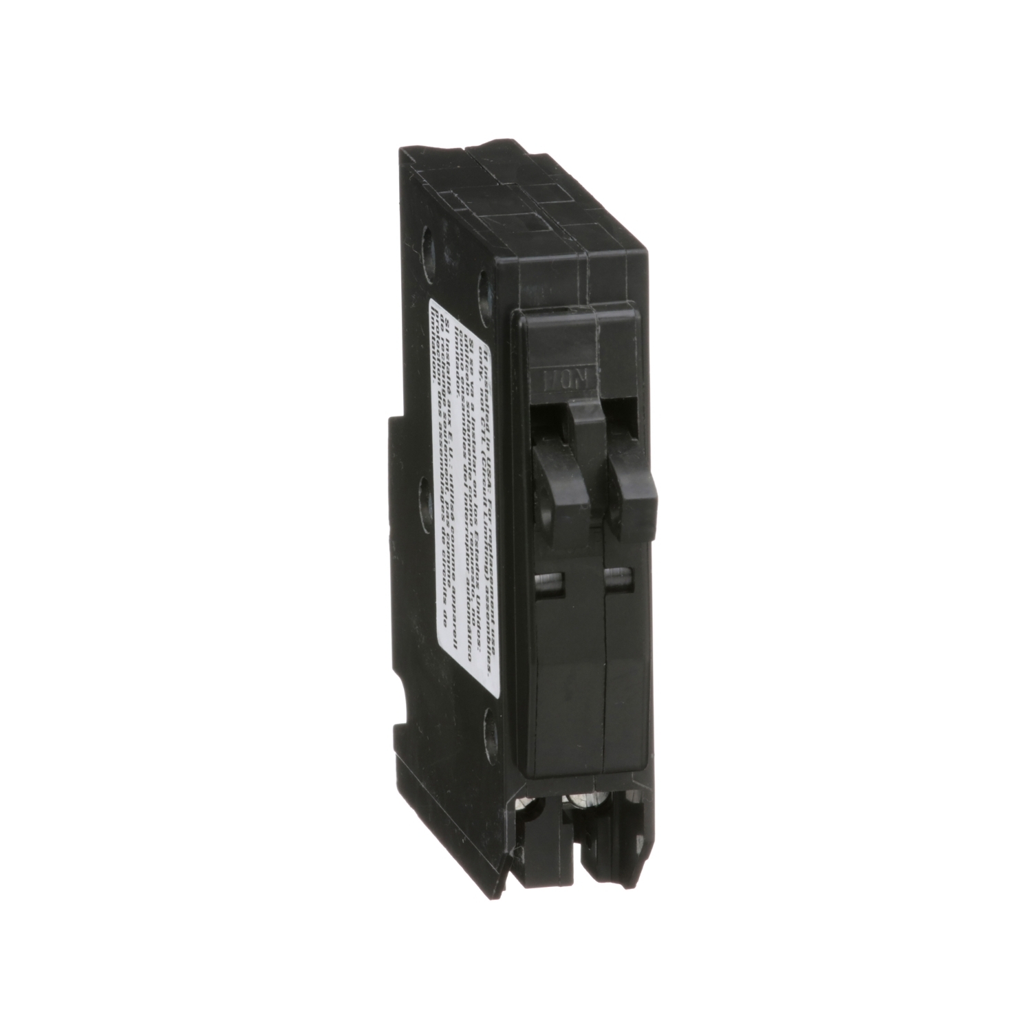 QO1530 Type QO Replacement Tandem Miniature Circuit Breaker, 120/240 V AC, 15 to 30 A, 10 kA Interrupt, 1 Poles, Thermal Magnetic Trip