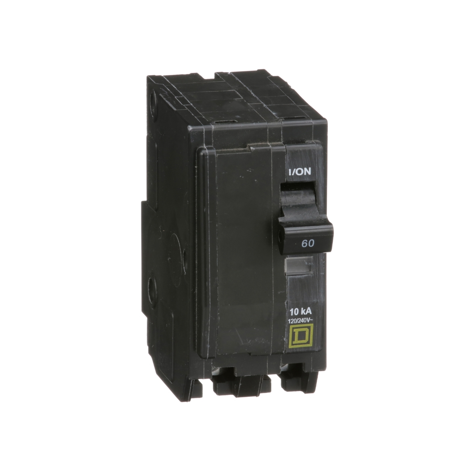 QO260 Standard 2-Pole Miniature Circuit Breaker, 120/240 V AC, 60 A, 10 kA Interrupt, 2 Poles, Thermal Magnetic Trip