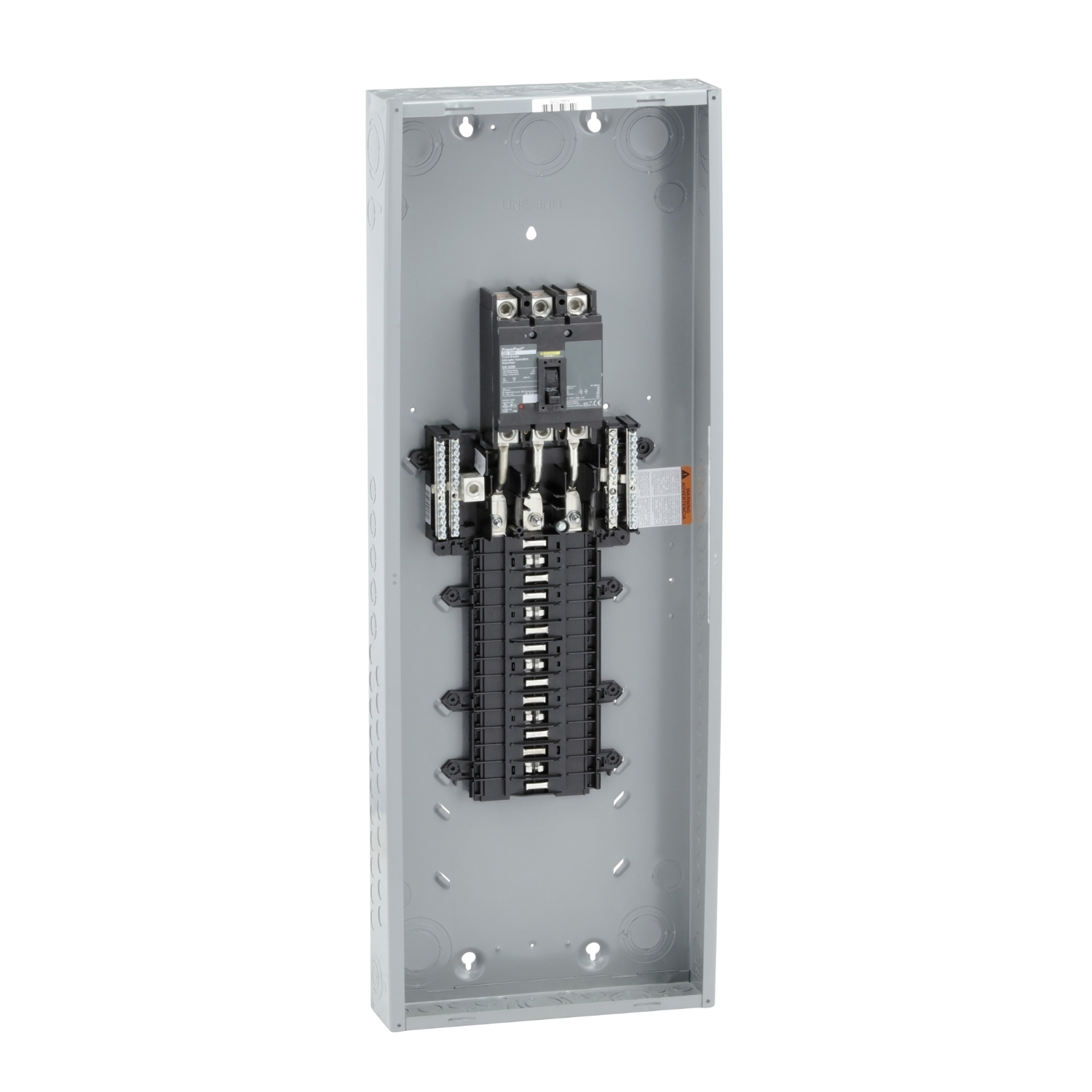 QO330MQ200 3-ph Convertible Main Breaker Load Center, 208Y/120 VAC, 240/120 Delta VAC, 240 Delta VAC, 200 A, 1 Pole, 25 kA Interrupt
