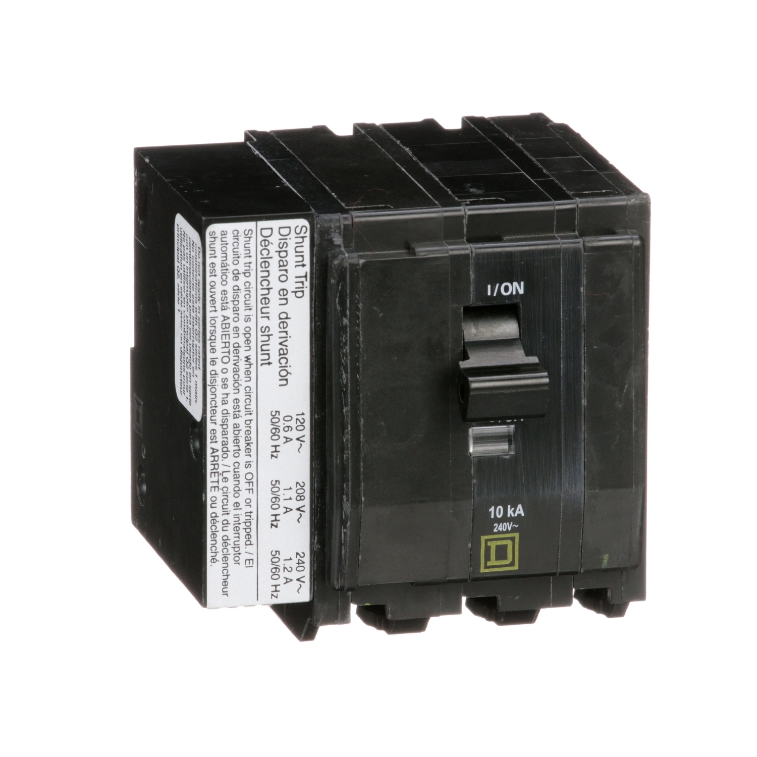 QO3701021 Miniature Circuit Breaker, 70 Amp, 3 Pole, 120/240V