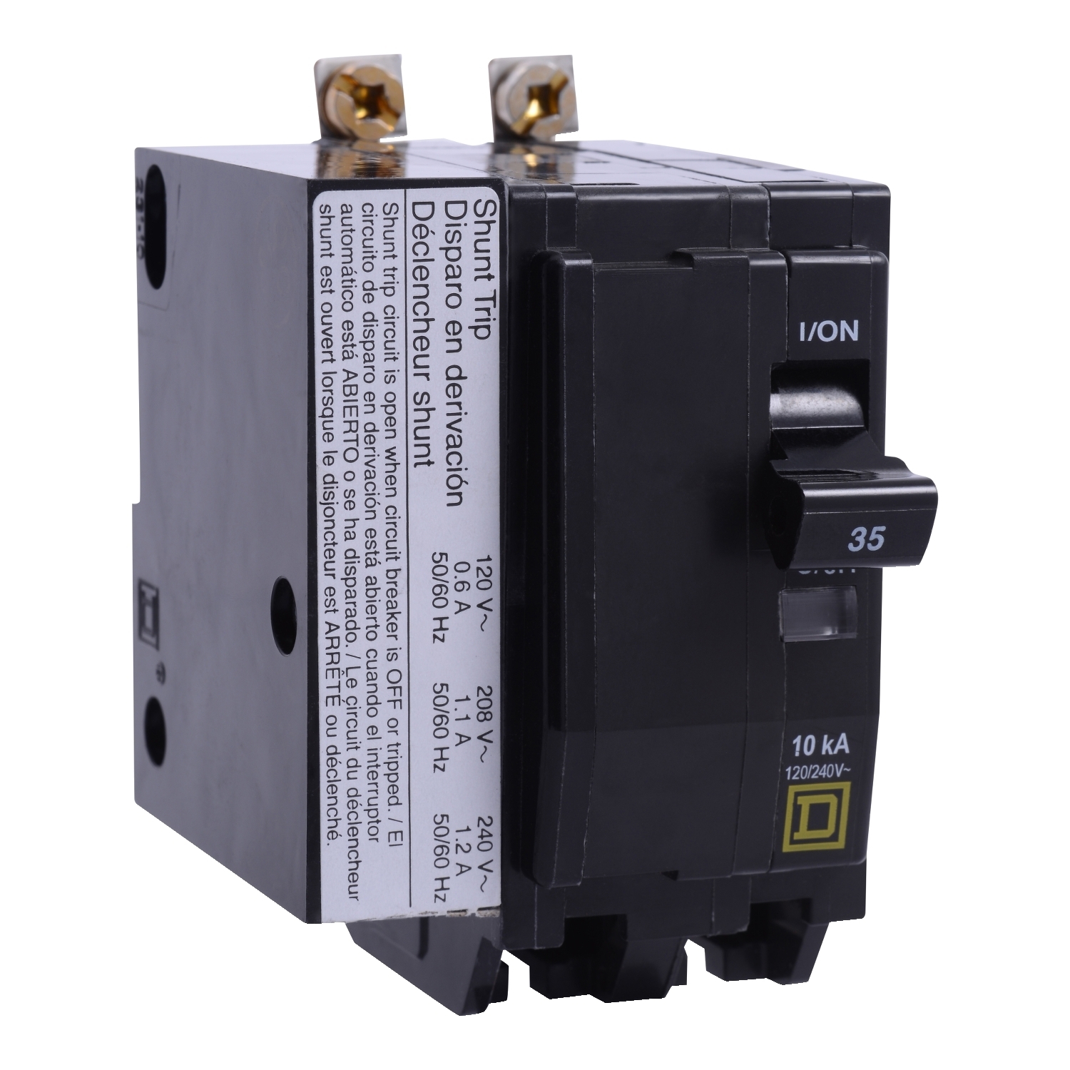 QOB240VH1021 Miniature Circuit Breaker, 40 Amp, 2 Pole, 120/240V