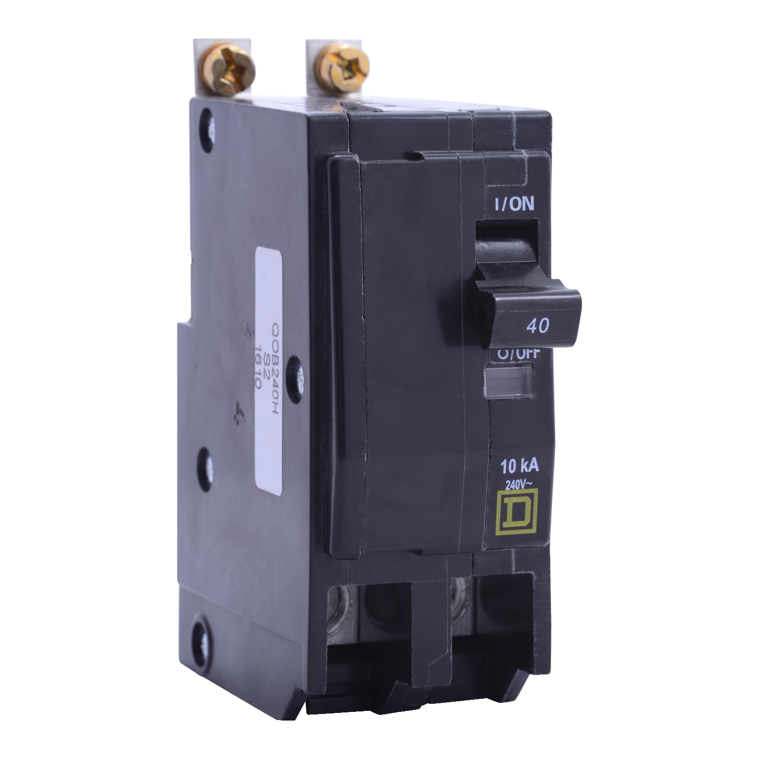 QOB260H Miniature Circuit Breaker, 60 Amp, 2 Pole, 120/240V