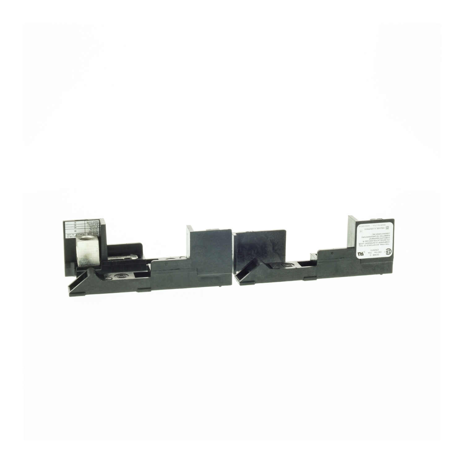 QOMB3 Mounting Base, For Use With QO, QO-GFI, QO-EPD 70 A, 120/240 V AC, 3-Pole, 1-Phase, 3-Wire Circuit Breaker, 1-Phase, 3-Space, 14 to 4 AWG Copper, 12 to 2 AWG Aluminum Cable