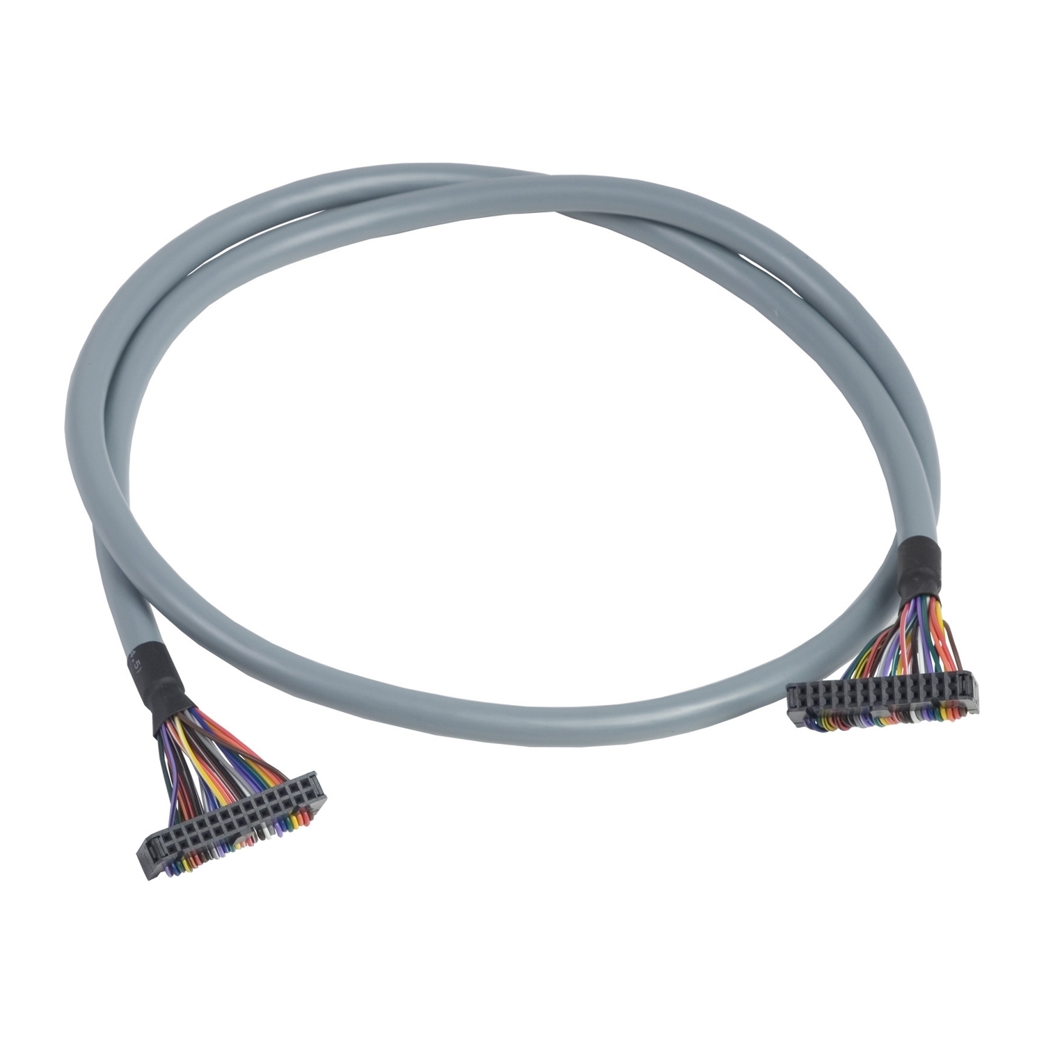 ABFT20E100 I/O Connecting Cable, 3.28 ft L Cable, For Use With Modicon TM2 Digital I/O Expansion Module, Twido TWDDDO16TK/TWDDDI32DK/TWDDDI16DK/TWDDDO32TK Discrete Output Module and Modular Base Controller