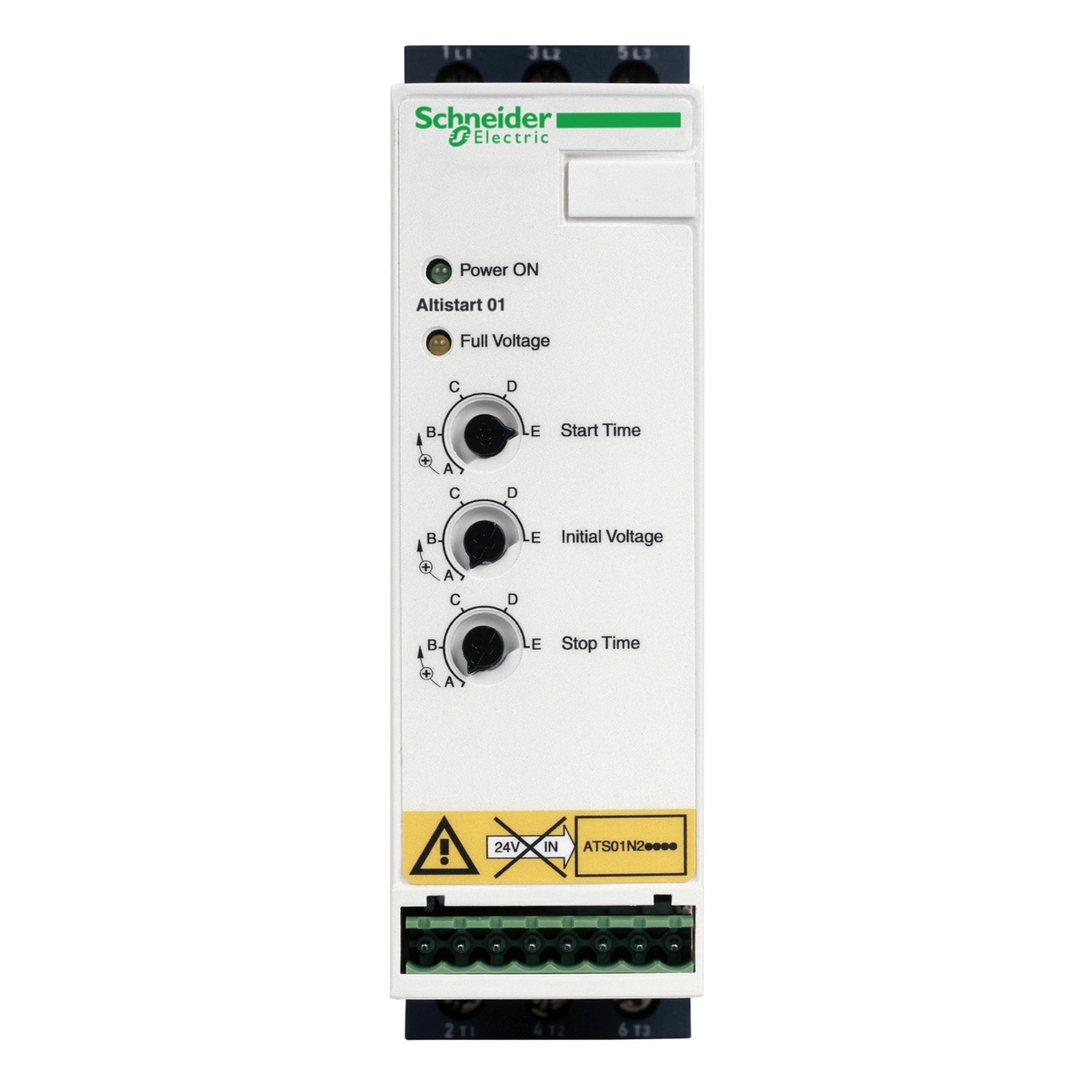 ATS01N222LU ATS01 Integrated Bypass Soft Starter, IP20 Enclosure