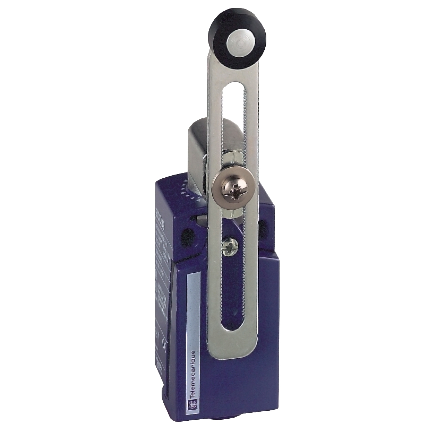XCKD2145N12 XCKJ Standard Rotary Actuated Limit Switch, 240 V AC/250 V DC, 10 A, Roller Lever Plunger Spring Return Actuator, 1NO-1NC Contact, 2 Poles