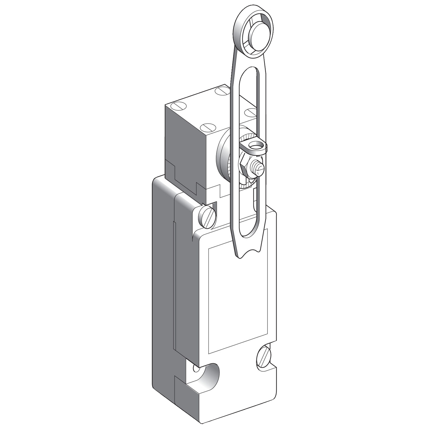 XCKJ110541 OsiSense Heavy Duty Limit Switch, 240 V AC/250 V DC, 10 A, Spring Return Roller Lever Arm Actuator, 1CO Contact, 1 Poles