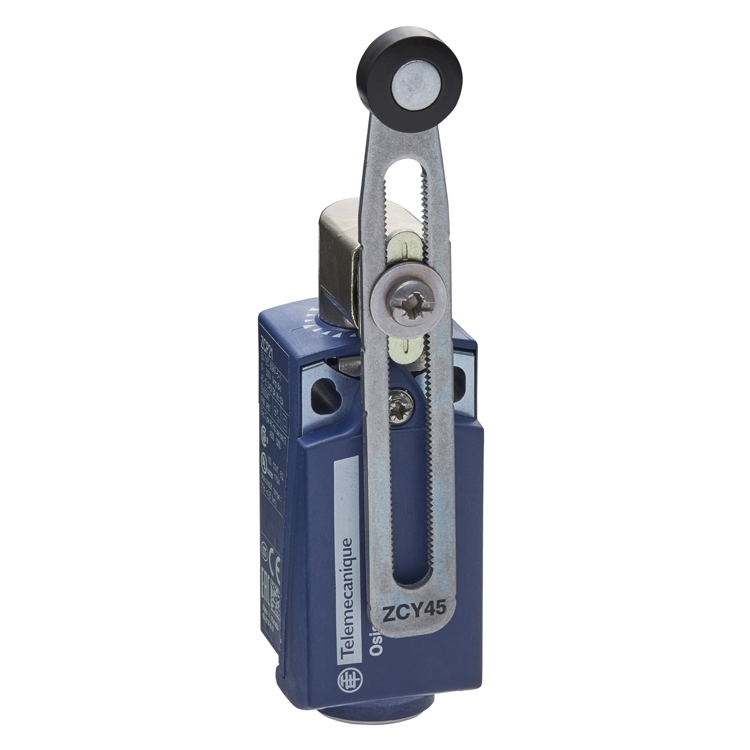 XCKP2145G11 XCKP Fixed Standard Format Rotary Actuated Limit Switch, 240 V AC/250 V DC, 10 A, 1NO-1NC Contact, 2 Poles