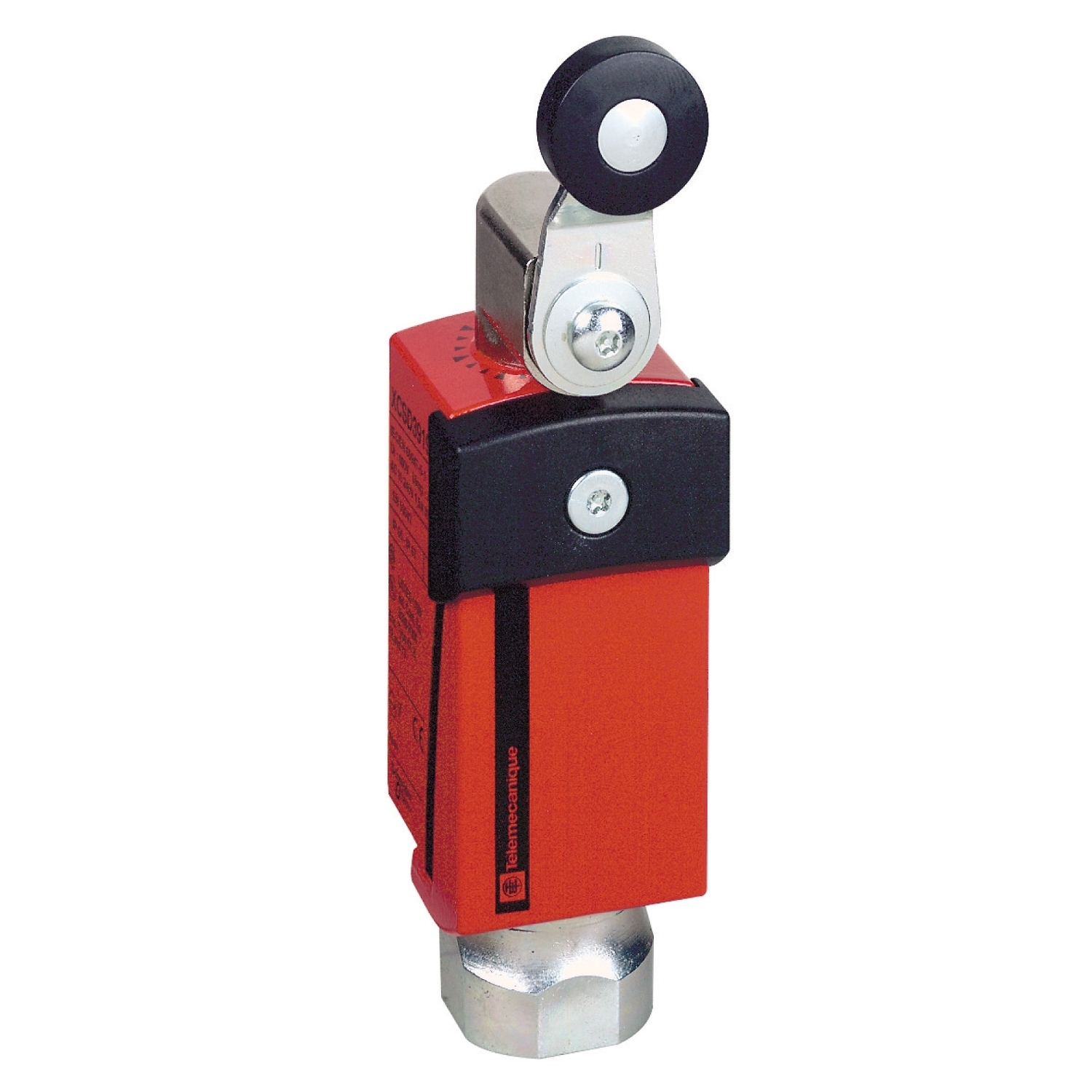 XCSD3918N12 Preventa Compact Safety Limit Switch, 240 V AC, 6 A, Lever/Roller Actuator, 1NO-2NC Contact, 3 Poles