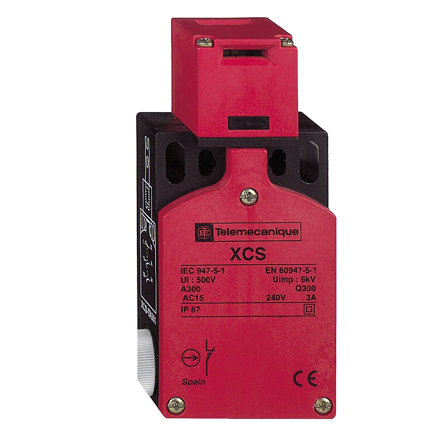 XCSTA793 Preventa XCSTA Safety Interlock Switch, 300 V AC, 10 A, 3 Poles