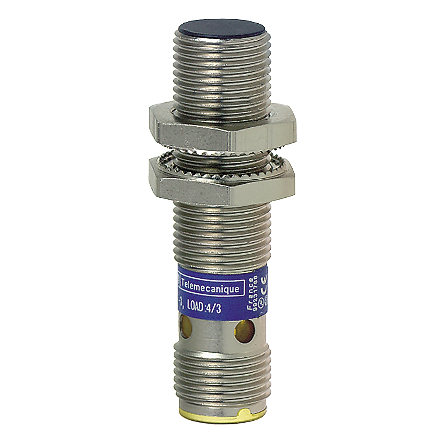 XS1N12PA349D OsiSense XS Fixed Cylindrical Proximity Sensor, Inductive, PNP Output, 1NO Contact, 10 to 36/12 to 24 V DC