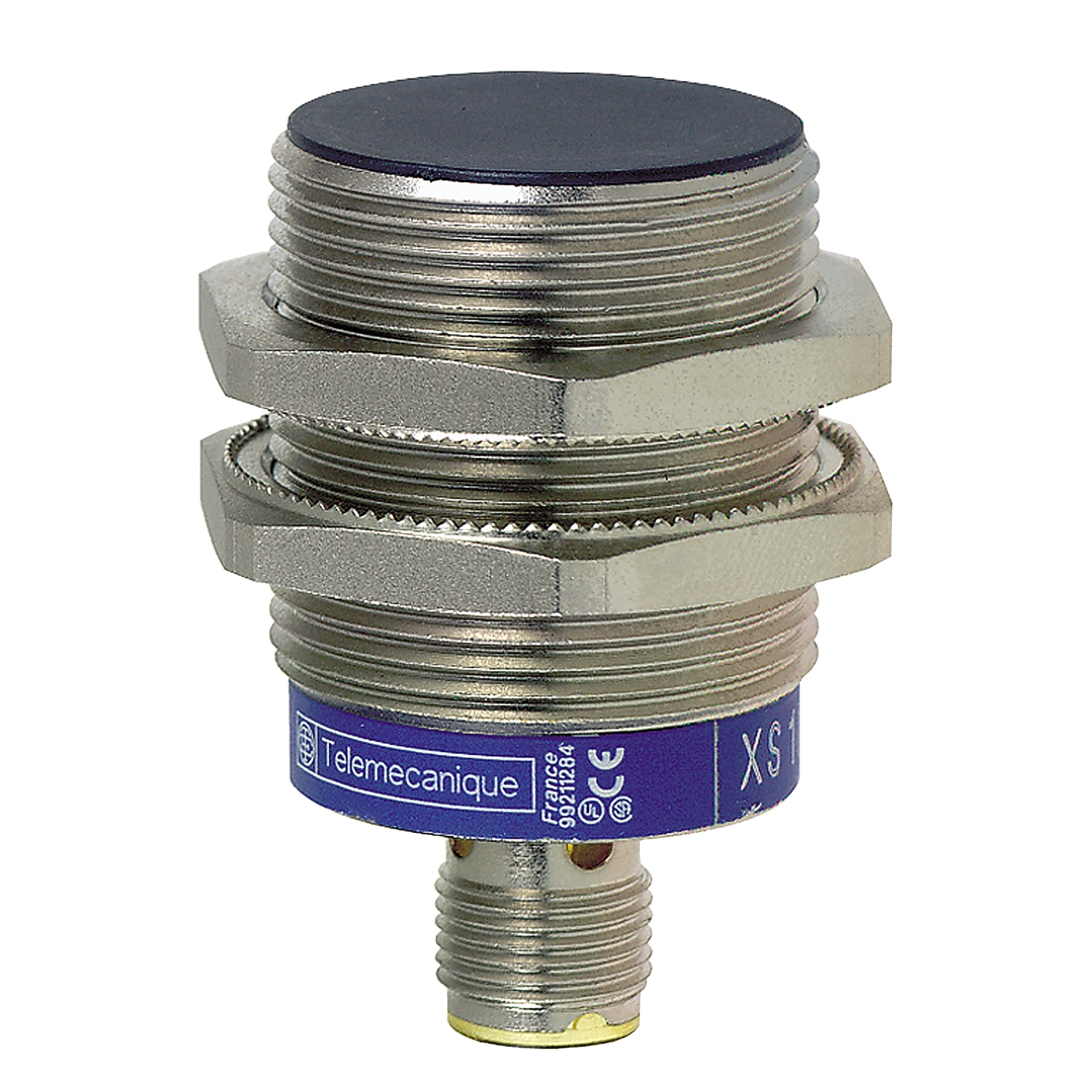 XS1N30PA349D OsiSense Fixed Cylindrical Probe Proximity Sensor With Reverse Polarity Protection, Inductive, PNP Output, 1NO Contact, 10 to 36/12 to 24 V DC