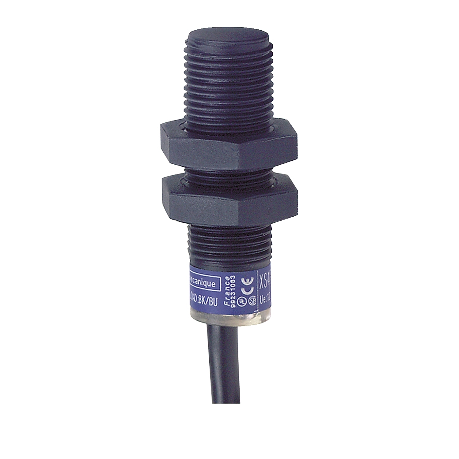 XS4P12PA340L1 OsiSense XS Fixed Cylindrical Proximity Sensor With Reverse Polarity Protection, Inductive, PNP Output, 1NO Contact, 10 to 36/12 to 24 V DC