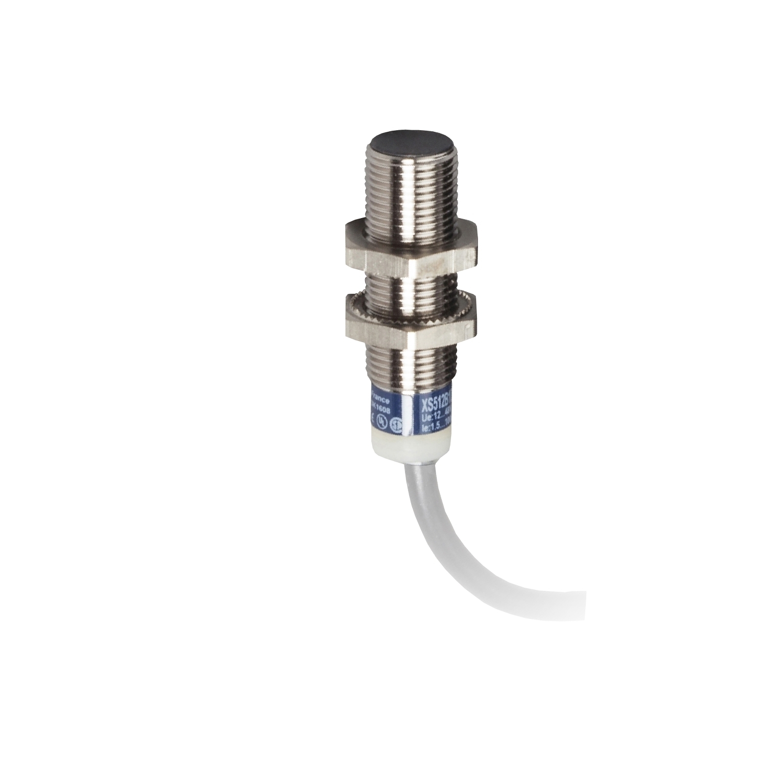 XS512B1PAL2 XS5 Fixed Cylindrical Proximity Sensor, Inductive Sensing, PNP Output, 1NO Contact, 10 to 36/12 to 24 V DC