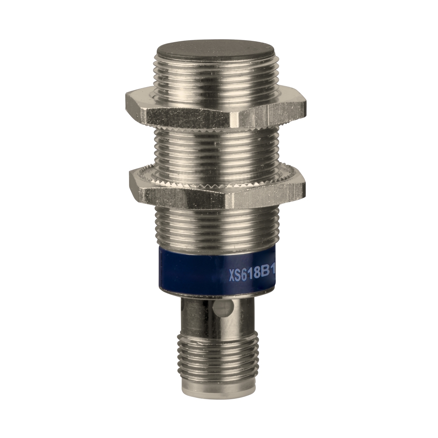 XS618B1MAU20 XS6 Fixed Cylindrical Proximity Sensor, Inductive Sensing, Discrete Output, 1NO Contact, 20 to 264/24 to 240 V AC/DC