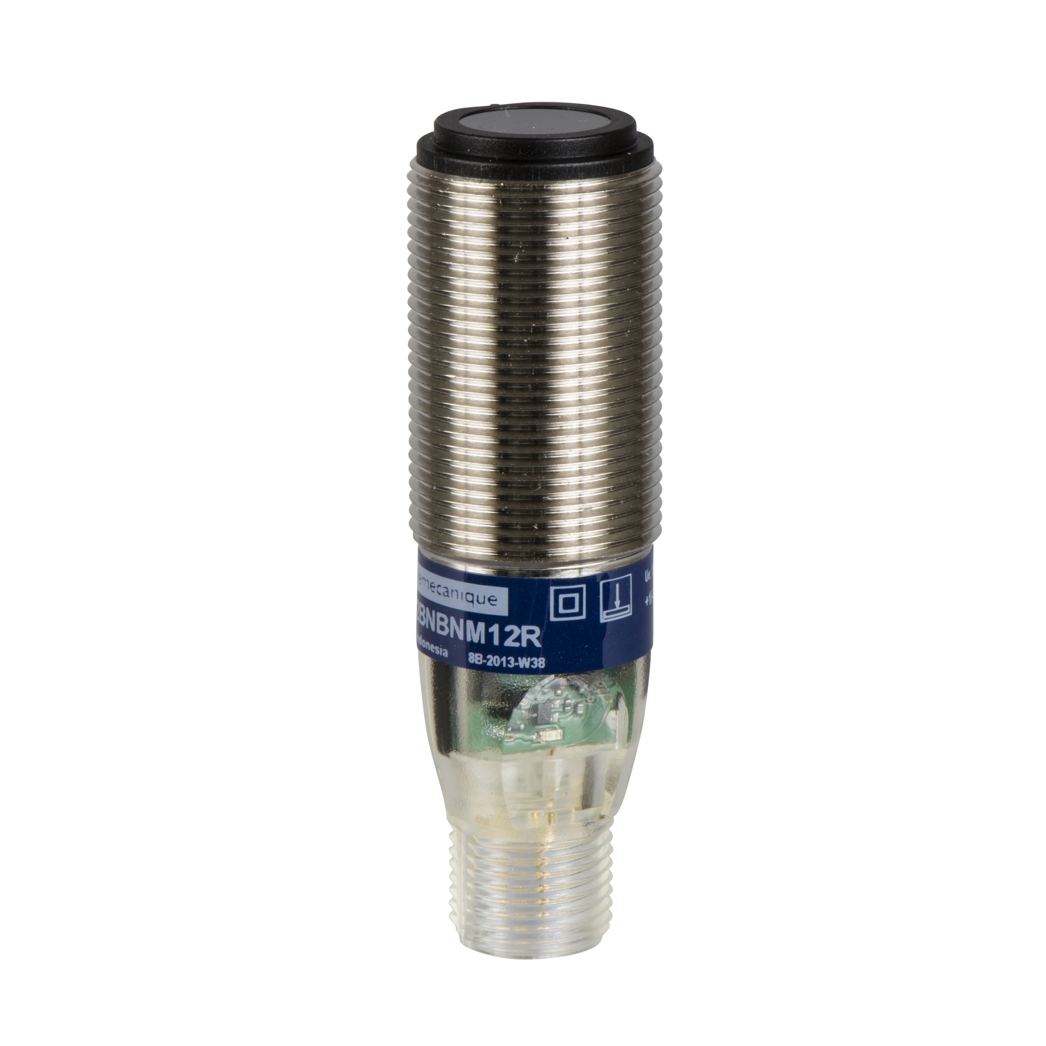 XUB9BPANM12 OsiSense XU Simply Easy 3-Wire Axial Corrosion-Resistant Dusttight/Watertight Photoelectric Sensor, M18 Cylindrical Shape, 3 m, Infrared Sensing Beam, 1 ms Response, PNP 1NO Output