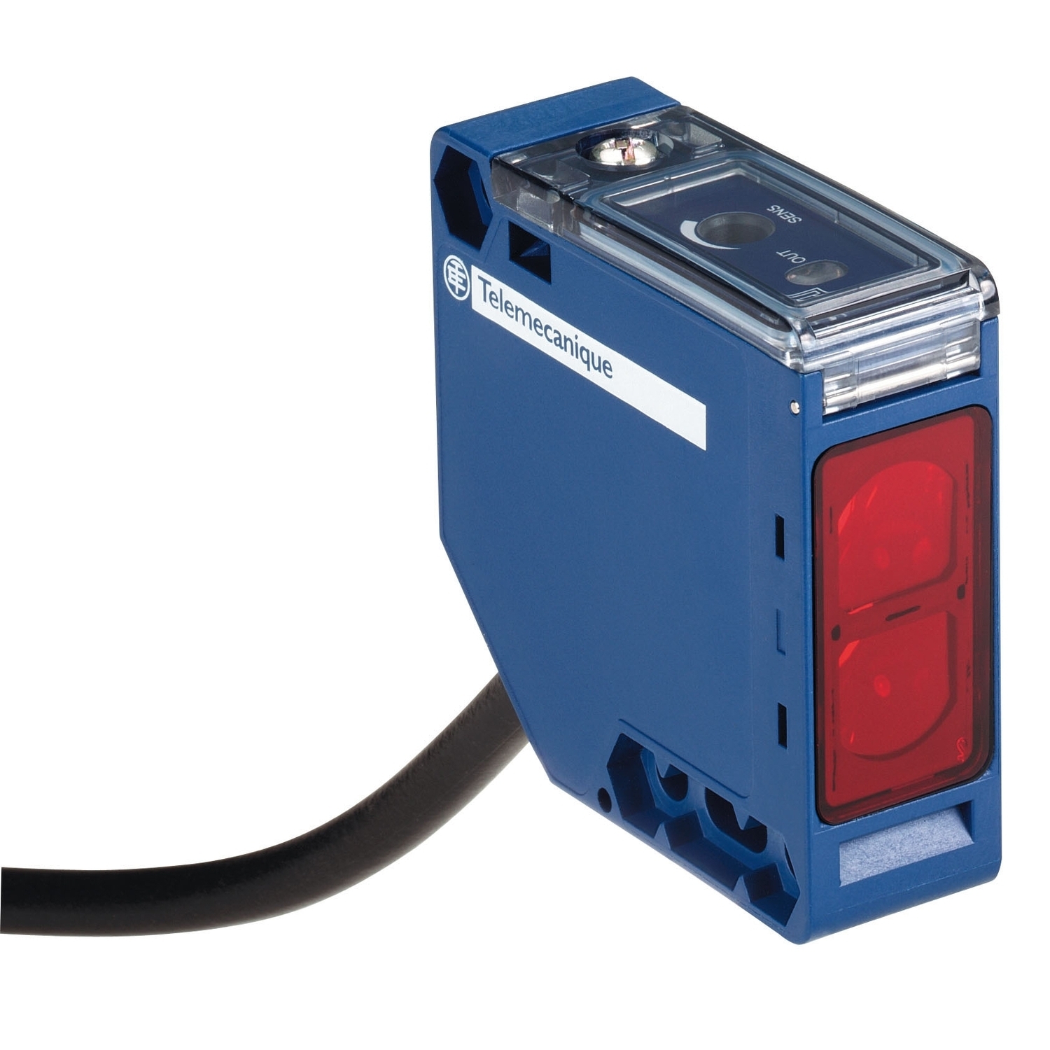 XUK1ARCNL2 OsiSense XU Series 5-Wire Compact Photoelectric Sensor, Rectangle Shape, 10 m, Infrared Sensing Beam, 25 ms Response, Relay/1NO-1NC Output