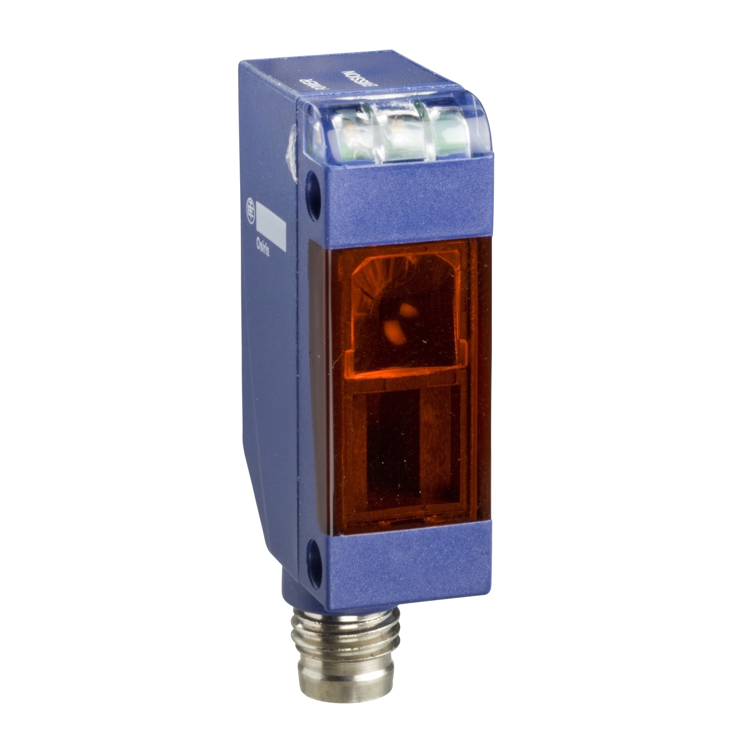 XUM0ANSAM8 OsiSense XU Simply Easy Miniature Dusttight Oiltight/Watertight Submersible Temporarily Photoelectric Sensor, Rectangle Shape, 14/0.1/0.55/4 m, Infrared Sensing Beam, 2 ms Response, NPN 1NO-1NC Output