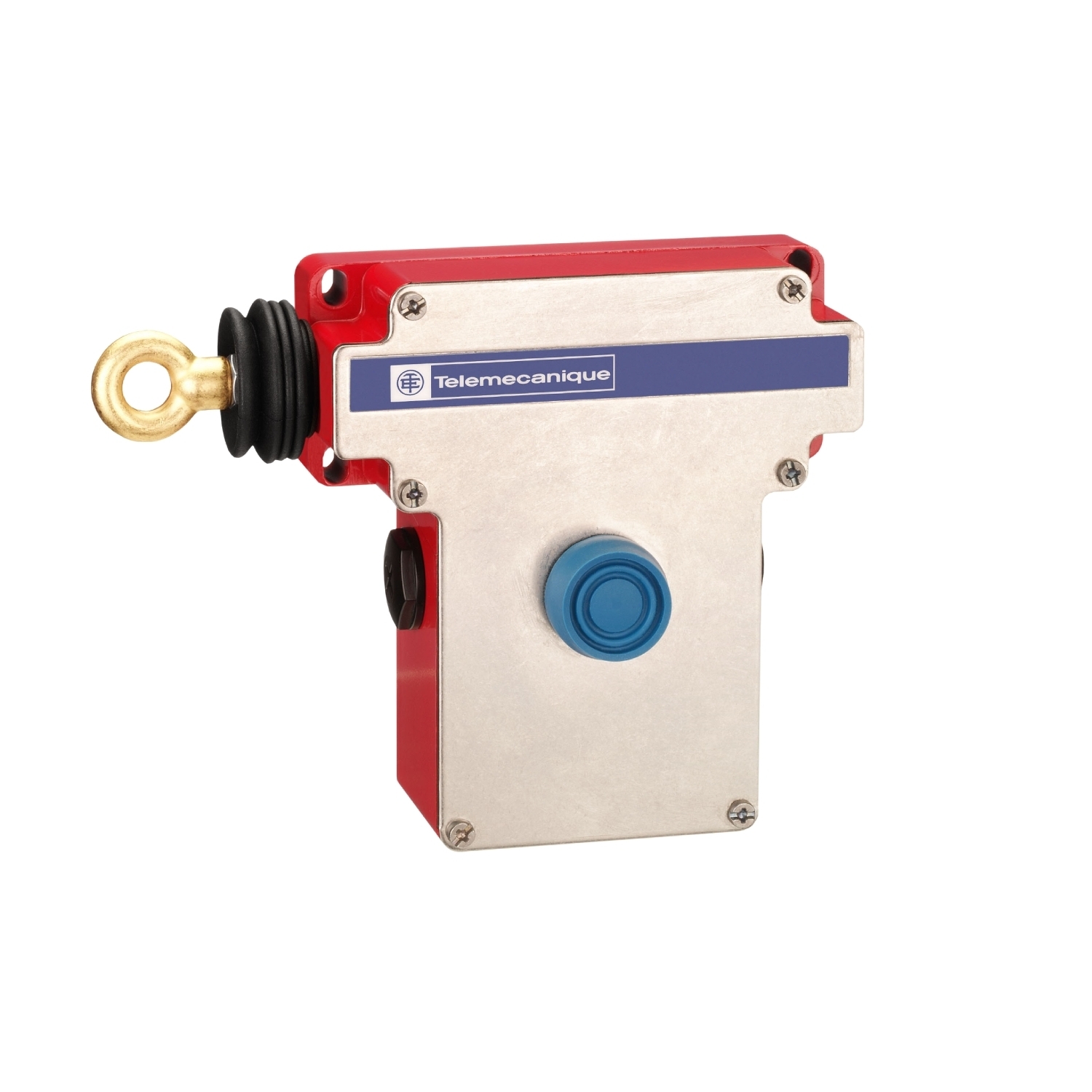 XY2CE2A290H7 Preventa XY2-CE Latching Emergency Stop Rope Cable Pull Switch, 240 V AC, 3/10 A, 2 Poles, 2NO-2NC Contact