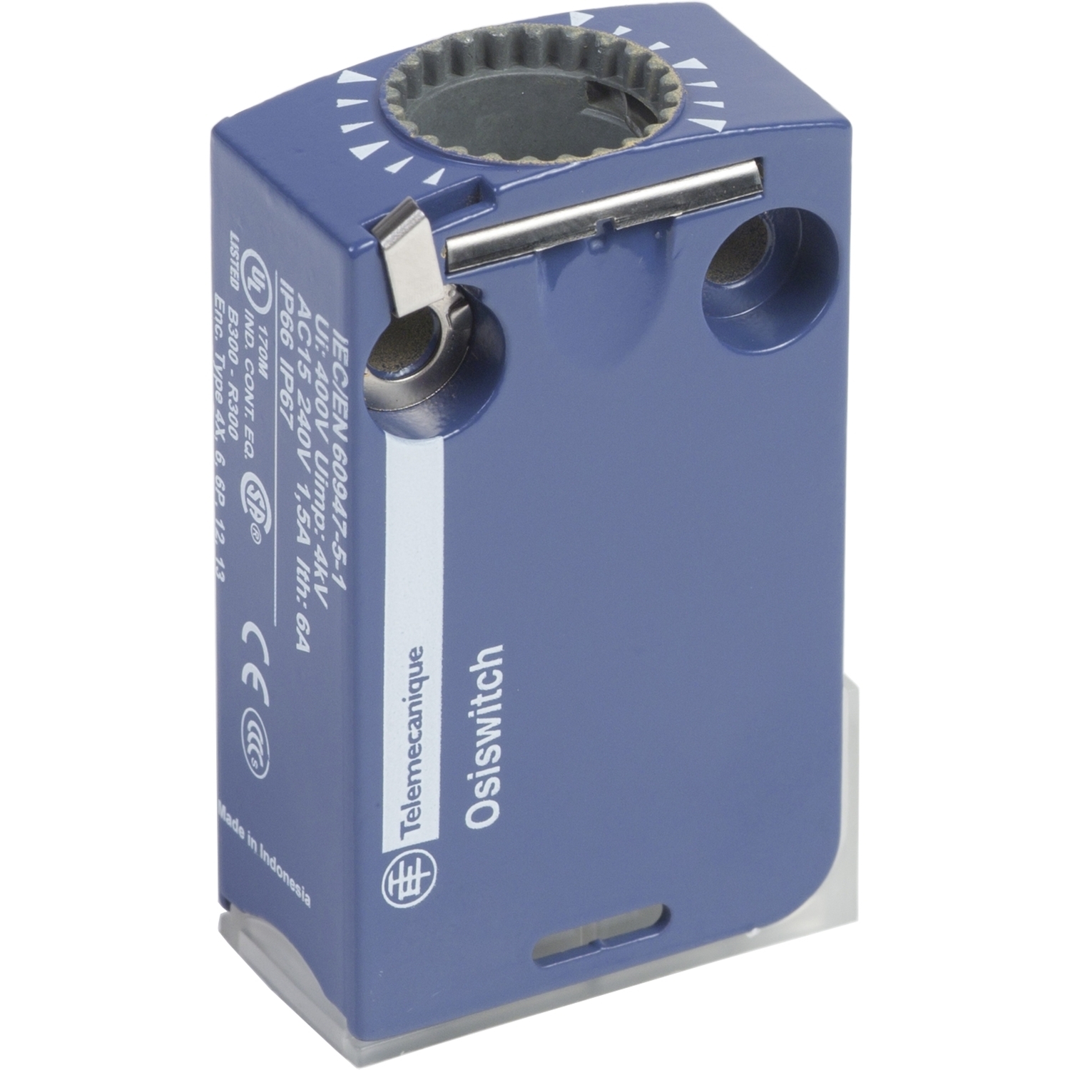 ZCMD21 ZCMD 2-Pole Limit Switch Body, 1NO-1NC Contact, For Use With XCMD and ZCMD Series Standard Format Limit Switch, 6 A Contact