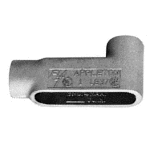LB37 Unilets Type LB Conduit Outlet Body, 1 in Hub, 7, 11 cu-in, Grayloy Iron, Triple Coated