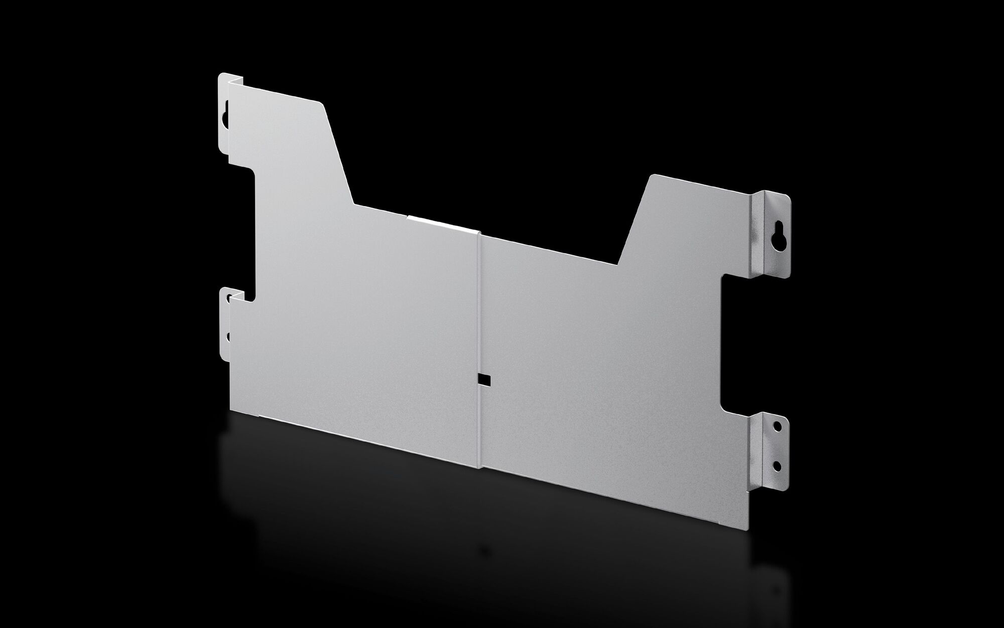 2515400 Wiring Plan Pocket, 35 mm D, 475 to 575 mm W Variable, For Use With AX Series 760 and 800 mm W Door Compact Enclosures, Carbon Steel, RAL 7035