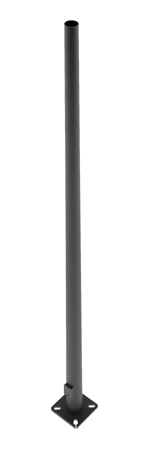 PTR6-11-20D2 Lighting Pole With 36 in Anchor Bolt, 20 ft H Mounting, 6 in, 11 in THK, Steel