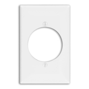 80728 Midway Size Traditional Wall Plate, 1 Gangs, 3-1/8 in W x 4-7/8 in H, Thermoplastic, Brown