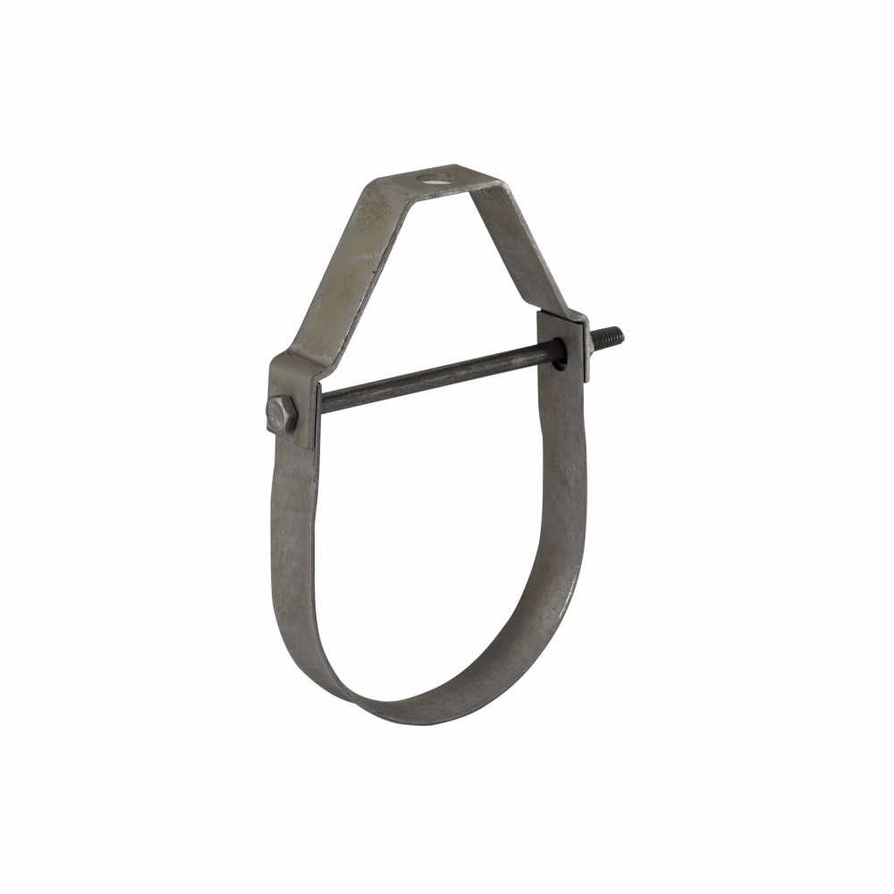 B3104-3ZN Slide-Rite Light Duty Pipe Clevis Hanger, 3 in Pipe, 1/2-13 Rod, 350 lb Load, Steel, Zinc Plated