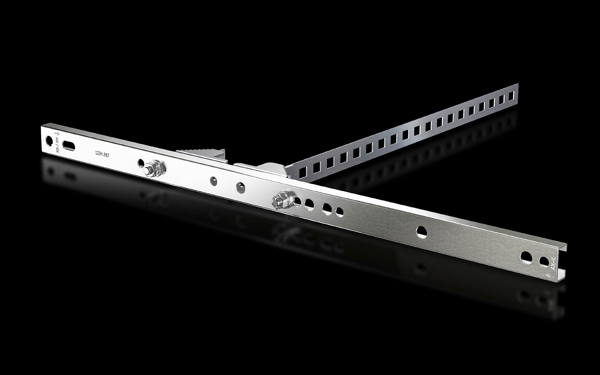 2584100 Pole Clamp, Carbon Steel