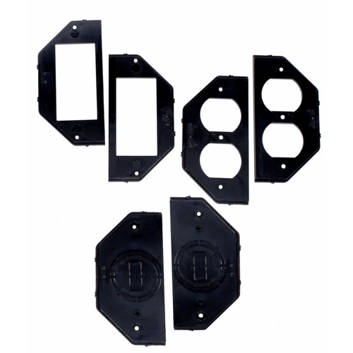 WP217 Flexi-Guard Weatherproof Cover Insert, 2-1/4 in L x 6-1/2 in W x 6-1/2 in H, For Use With Receptacle, Polycarbonate