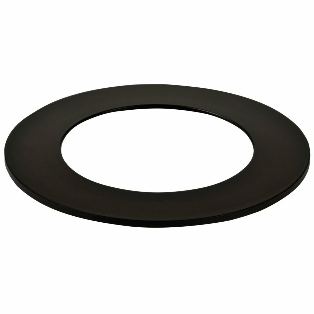 TRM400BK Halo Circular Thin Profile Designer Trim Ring, For Use With TRM400 H4 and TL4 4 in LED Round Recessed Trim, Ceiling Mount, Metal, Black