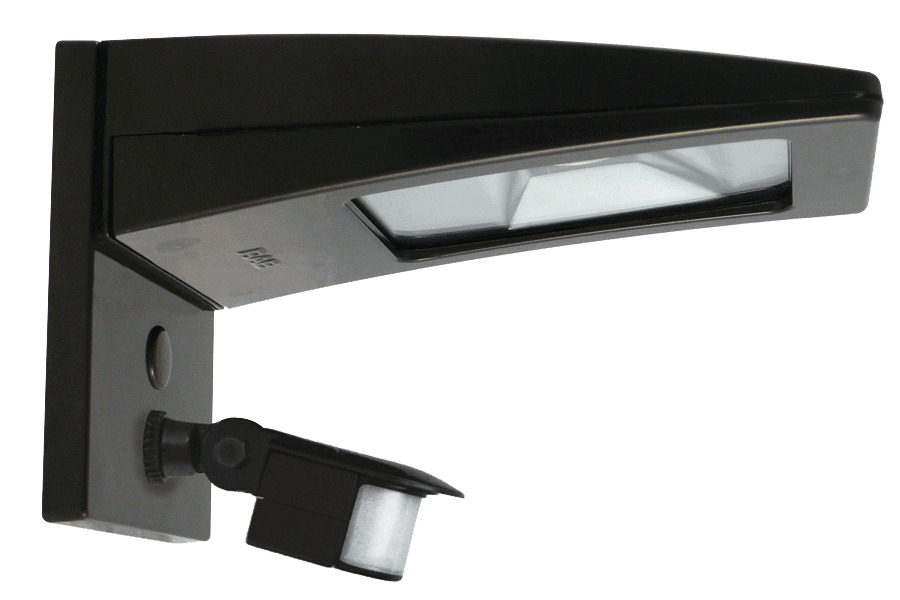 WPLED13MSS Wallpack With Mini Sensor, Surface Plate, LED Lamp, 15 W Fixture, 100 to 240/277 VAC, Bronze Housing