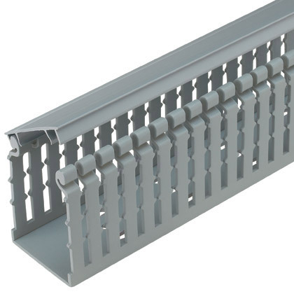 HN1.5X2LG6 Panduct Type HN Wiring Duct, 0.2 in Narrow Slot Slot, 1-3/4 in W x 1.98 in D, PVC