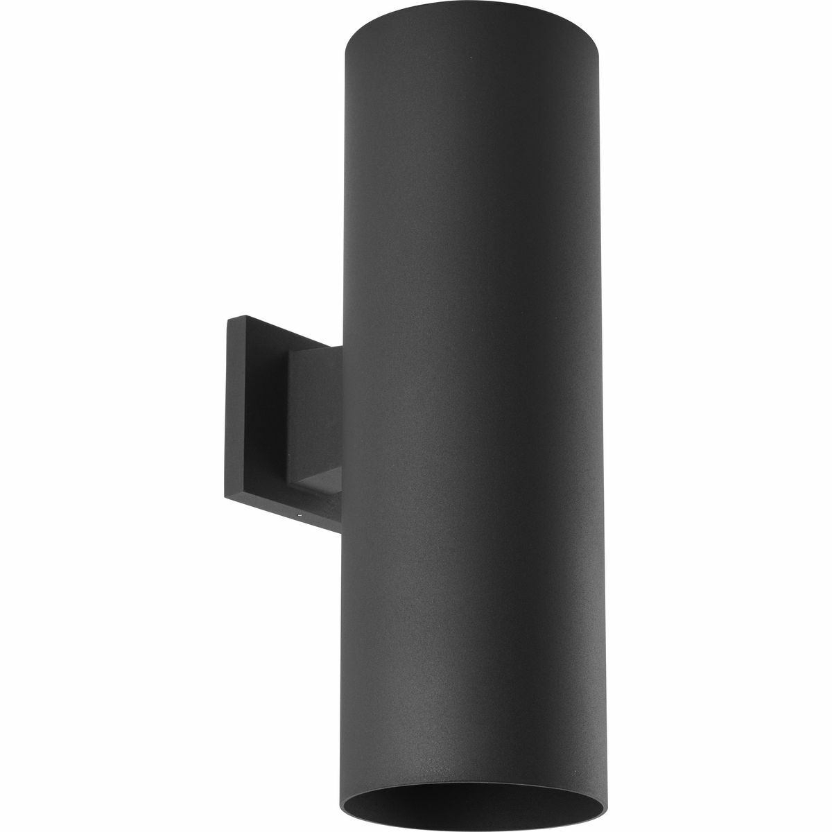 P5642-31/30K Contemporary/Modern Up Down Outdoor Wall Fixture, (2) Lamp, 120 V AC, Black Powder Coated/Painted Housing