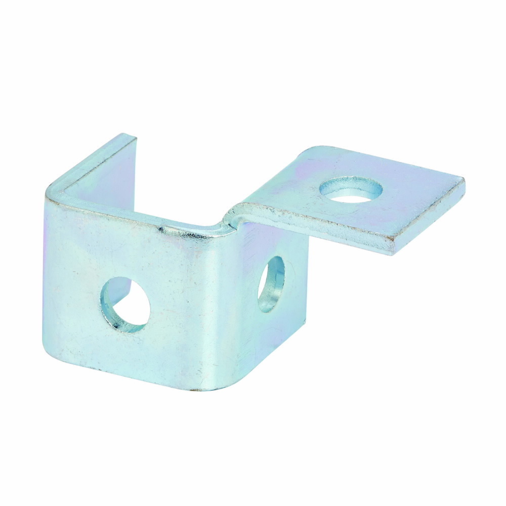 B270RZN Right Hand Single Corner Wing Connection, 4 Holes, 2-1/16 in L x 3-13/16 in W, Steel