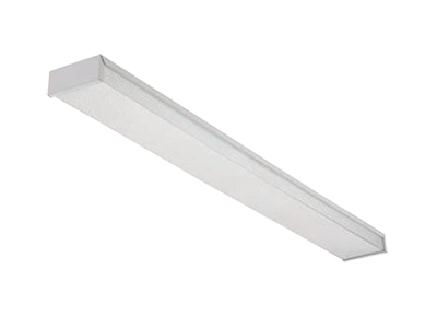RB232 MV RB232 Contractor Select Narrow Basket Wraparound, (2) Lamps Lamp, 32 W Fixture, 120 to 277 VAC, High Gloss Baked White Enamel Housing